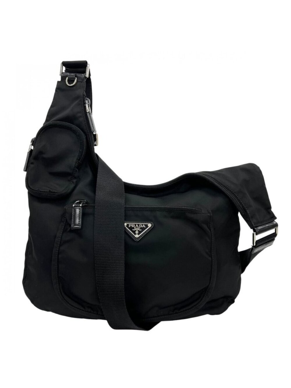 Prada Shoulder Bag Nylon Black Tessuto